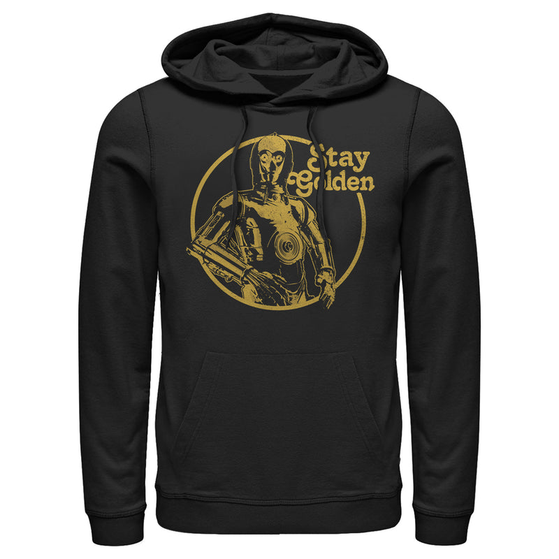 Men's Star Wars C-3PO Stayen Pull Over Hoodie