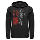 Men's Star Wars Darth Vader Doesn't Play Well Pull Over Hoodie