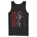 Men's Star Wars Darth Vader Doesn't Play Well Tank Top