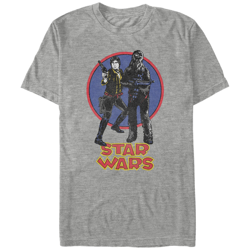 Men's Star Wars Retro Best Friend Circle T-Shirt