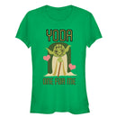 Junior's Star Wars Valentine's Day Yoda One for Me T-Shirt