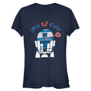 Junior's Star Wars Valentine's Day R2-D2 Too Cute T-Shirt