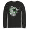 Men's Star Wars St. Patrick's Day May Luck Be With You Clover Long Sleeve Shirt