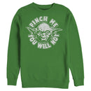 Men's Star Wars St. Patrick's Day Yoda Pinch Me Not Sweatshirt