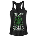 Junior's Star Wars St. Patrick's Day Vader Lack of Clover Racerback Tank Top