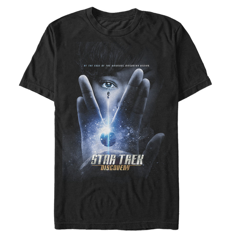 Men's Star Trek: Discovery Galaxy Vlucan Live Long & Prosper T-Shirt