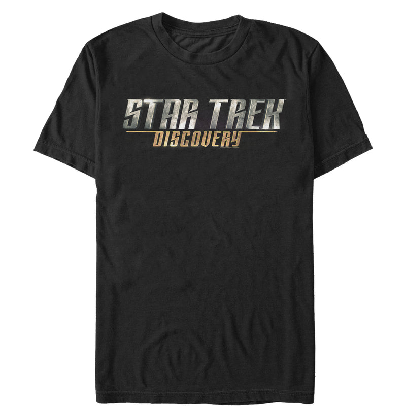 Men's Star Trek: Discovery Metal Title Logo T-Shirt