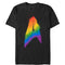 Men's Star Trek: Discovery Artistic Rainbow Starfleet Logo T-Shirt