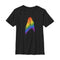 Boy's Star Trek: Discovery Artistic Rainbow Starfleet Logo T-Shirt