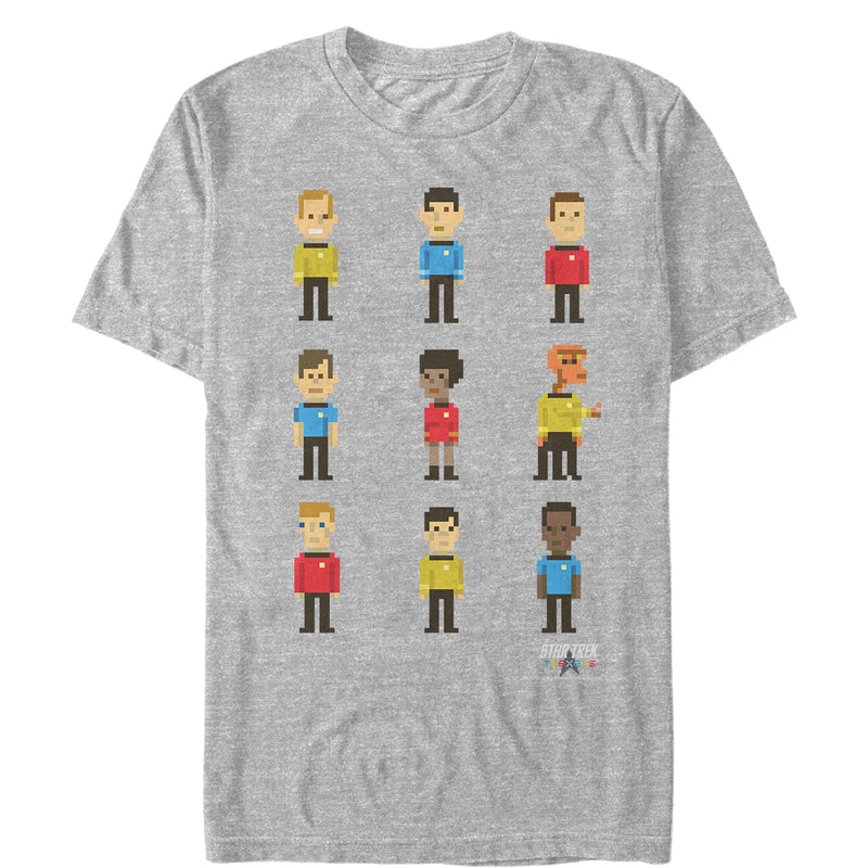 Men's Star Trek Pixel Favorite Enterprise Crew T-Shirt