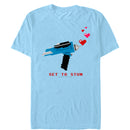 Men's Star Trek Valentine's Pixel Set Phasers to Stun T-Shirt