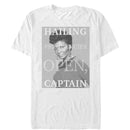 Men's Star Trek: The Original Series Uhura Hailing Frequencies Open, Captain T-Shirt