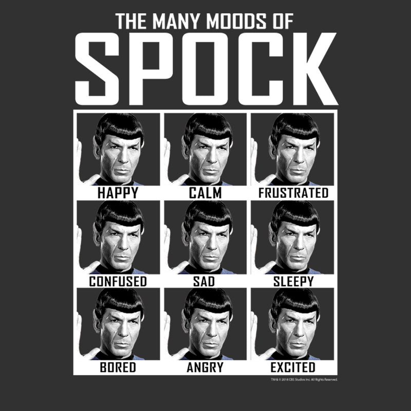 Men's Star Trek: The Original Series Many Moods of Spock T-Shirt