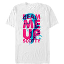 Men's Star Trek Kirk Beam Me Up Scotty 3D T-Shirt