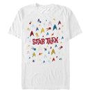 Men's Star Trek Starfleet Cartoon Collage T-Shirt