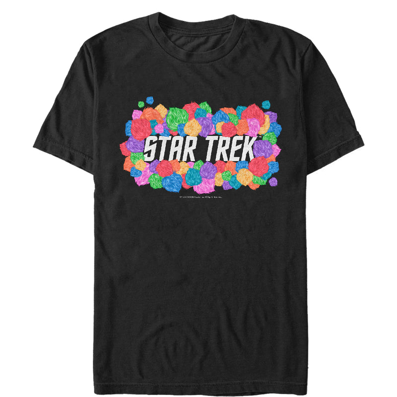 Men's Star Trek: The Original Series Tribbles Rainbow Logo T-Shirt