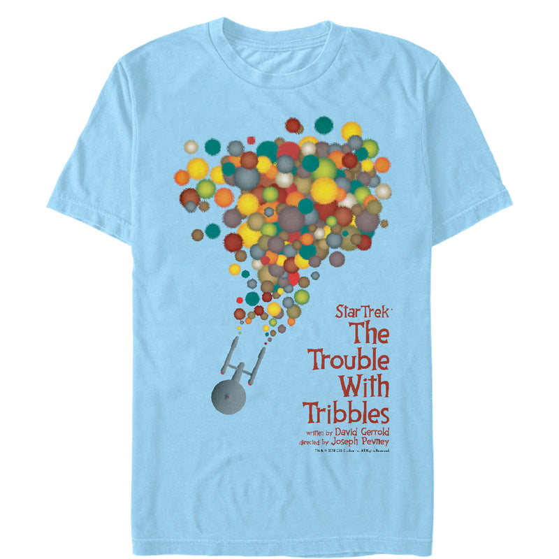 Men's Star Trek: The Original Series The Trouble with Tribbles S2 Episode 15 Poster T-Shirt