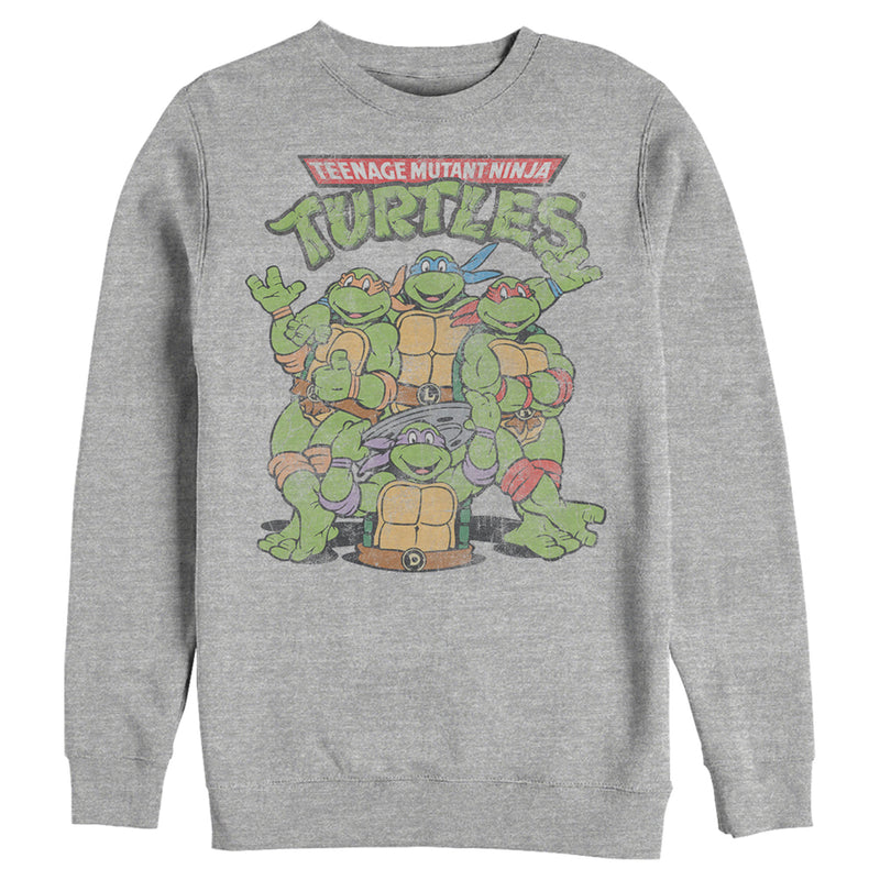 Men's Teenage Mutant Ninja Turtles Best Friend Shot Sweatshirt