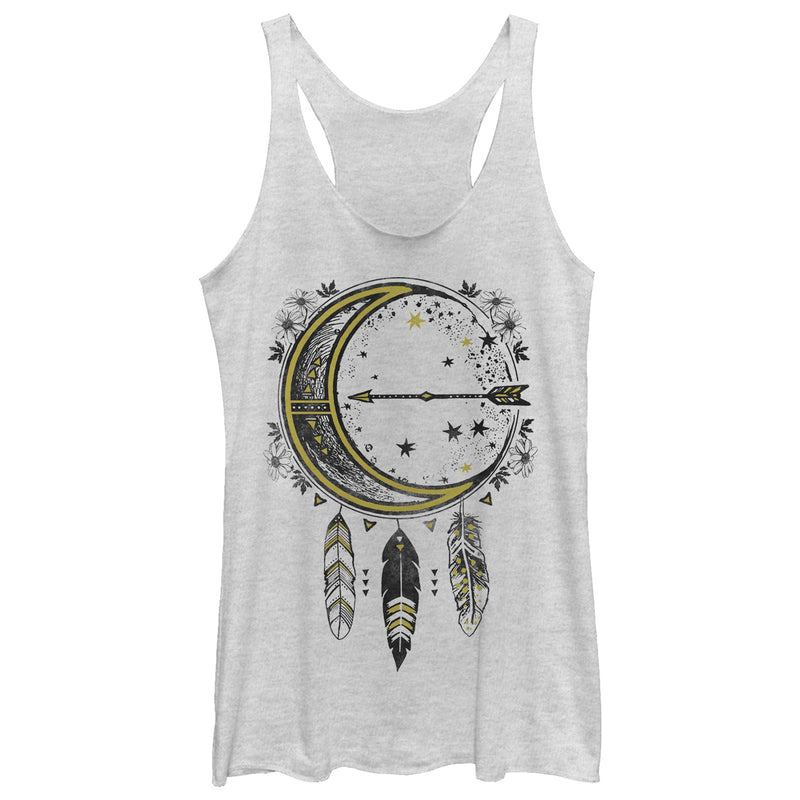 Women's CHIN UP Moon Dreamcatcher Racerback Tank Top