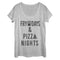 Women's CHIN UP Frydays and Pizza Nights Scoop Neck