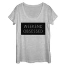 Women's CHIN UP Weekend Obsessed Scoop Neck