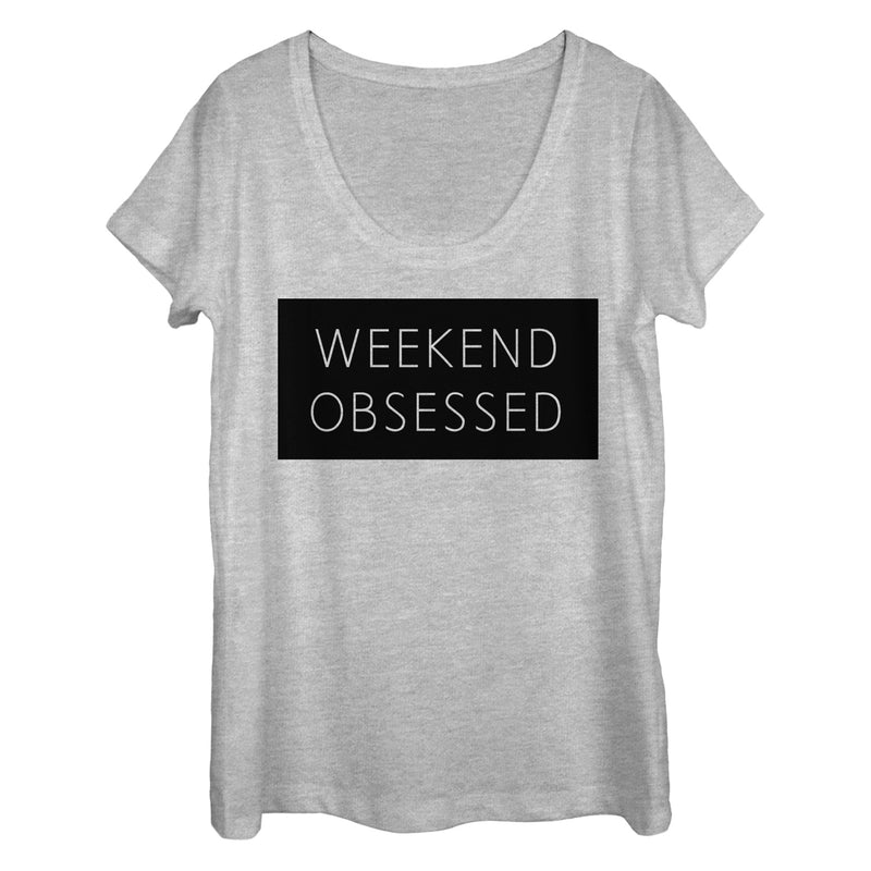 Women's CHIN UP Weekend Obsessed Scoop Neck