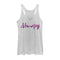 Women's CHIN UP Sleepy Face Racerback Tank Top