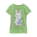 Girl's Lost Gods Cartoon Easter Bunny T-Shirt