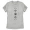 Women's CHIN UP Moon Phases Arrow T-Shirt