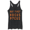 Women's CHIN UP Halloween Cat Hocus Pocus Racerback Tank Top