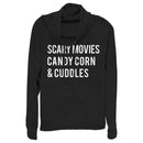 Junior's CHIN UP Halloween Candy Corn and Cuddles Cowl Neck Sweatshirt