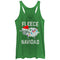 Women's CHIN UP Christmas Fleece Navidad Racerback Tank Top