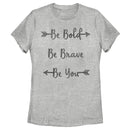 Women's Lost Gods Be Brave Be You Mantra T-Shirt