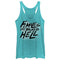 Women's CHIN UP Females Strong As Racerback Tank Top