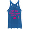 Women's CHIN UP War Paint Lipstick Racerback Tank Top