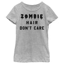 Girl's Lost Gods Halloween Zombie Hair Don't Care T-Shirt