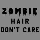 Junior's Lost Gods Halloween Zombie Hair Don't Care Cowl Neck Sweatshirt