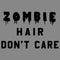 Junior's Lost Gods Halloween Zombie Hair Don't Care Cowl Neck Sweatshirt