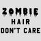 Women's Lost Gods Halloween Zombie Hair Don't Care Racerback Tank Top