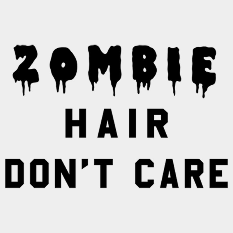 Women's Lost Gods Halloween Zombie Hair Don't Care Scoop Neck