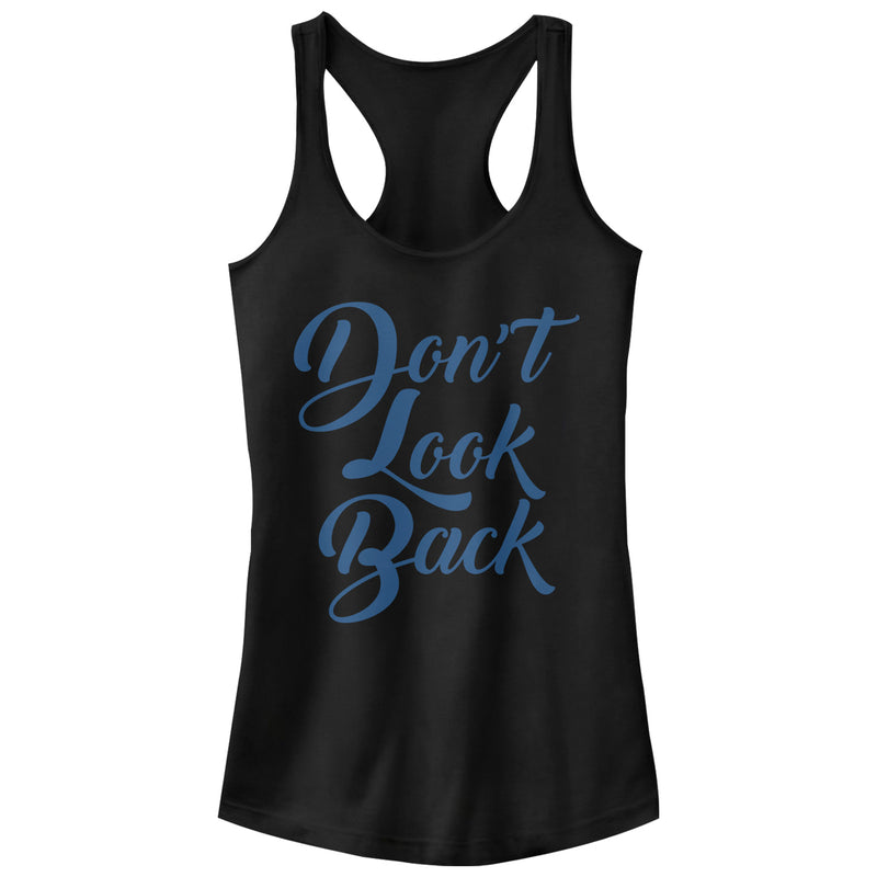 Junior's CHIN UP Don't Look Back Racerback Tank Top