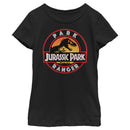 Girl's Jurassic Park Ranger T-Rex Silhouette T-Shirt