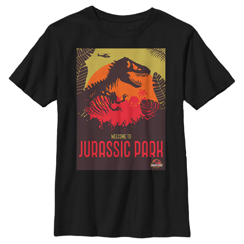 Boy's Jurassic Park T. rex Poster T-Shirt