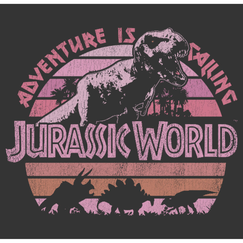 Men's Jurassic World Retro Adventure is Calling T-Shirt