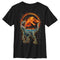 Boy's Jurassic World Blue Raptor Roar Logo T-Shirt