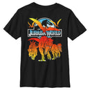 Boy's Jurassic World Fallen Kingdom Fire Dinosaurs T-Shirt