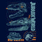 Boy's Jurassic World Fallen Kingdom Fossil Dinosaur Skulls T-Shirt
