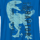 Boy's Jurassic World RP02 Blue Raptor T-Shirt