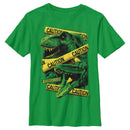 Boy's Jurassic World Fallen Kingdom Caution Tape T-Shirt