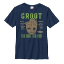 Boy's Marvel Guardians of the Galaxy Vol. 2 Groot Skills T-Shirt
